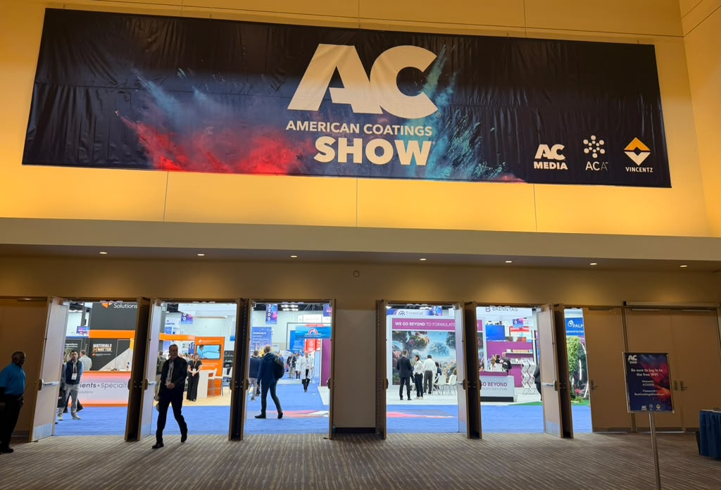 Chemrad team at the American Coatings Show 2026 booth