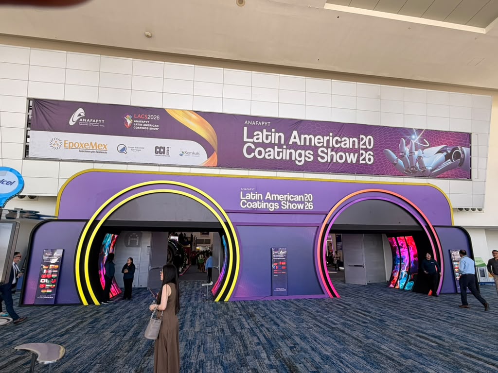 Chemrad team at the Latin American Coatings Show 2026 booth