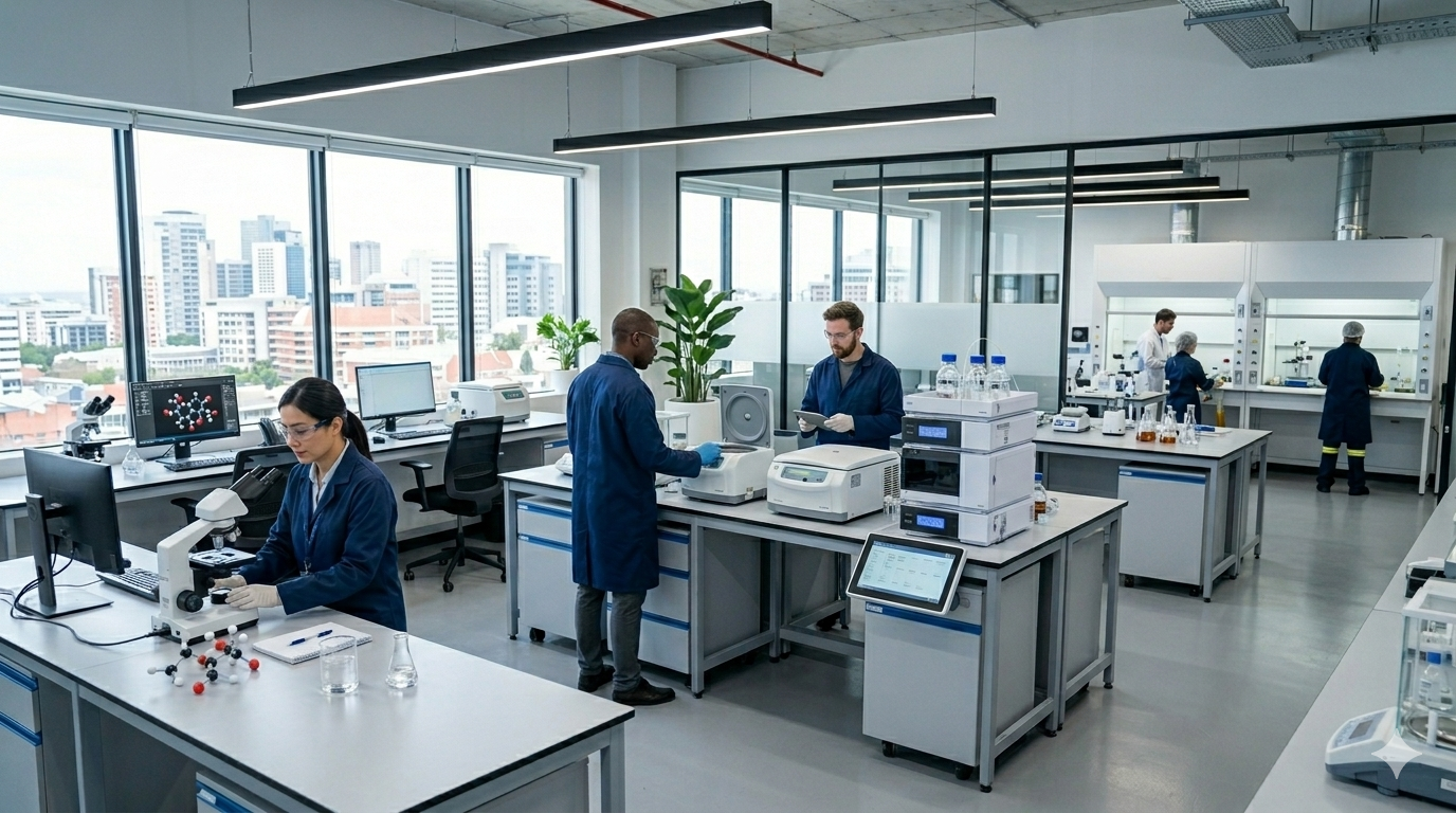 Chemrad team working together in the office